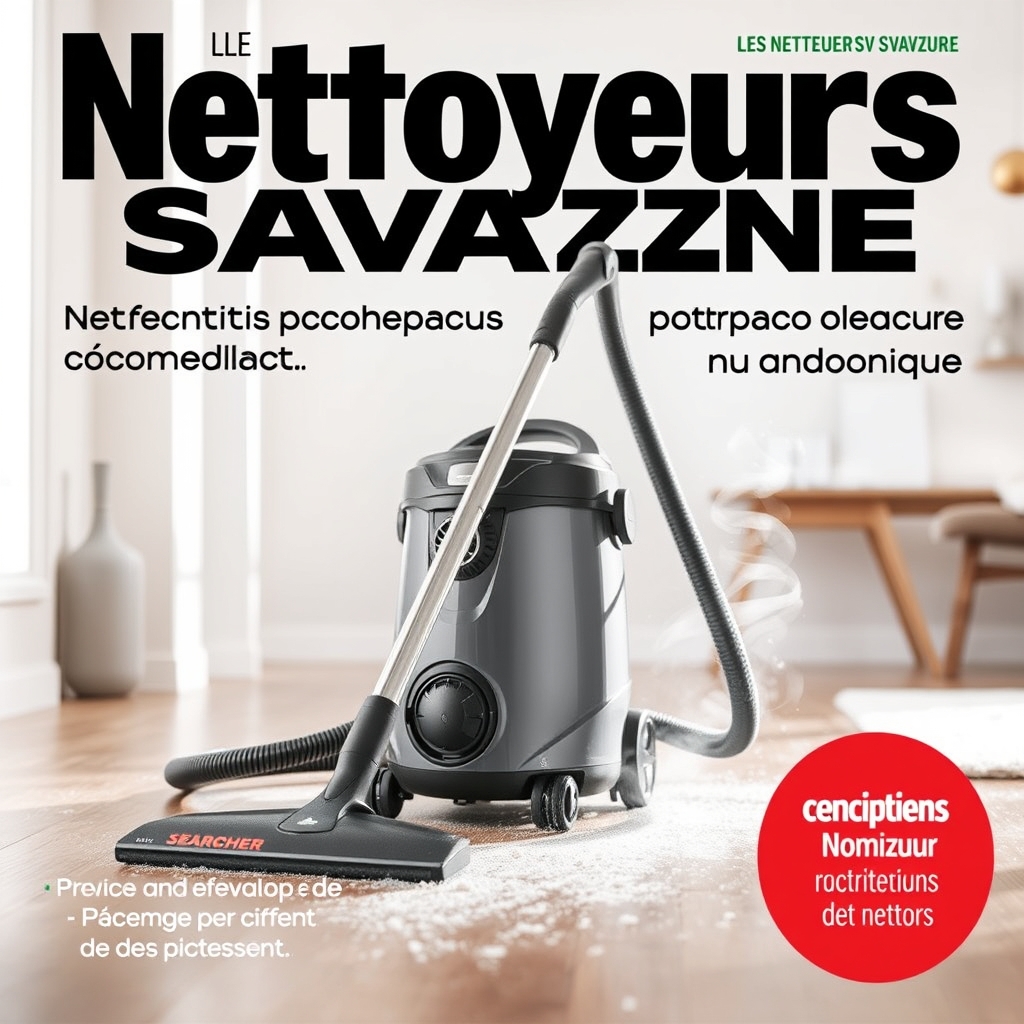 Photo : Nettoyeurs vapeur avec fonction de nettoyage en profondeur