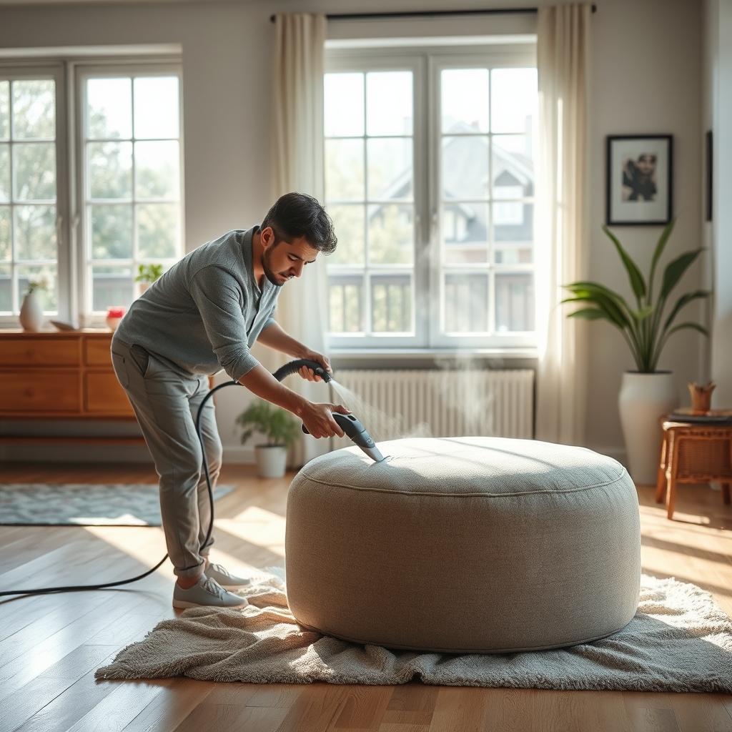 Comment nettoyer son pouf ? - 3